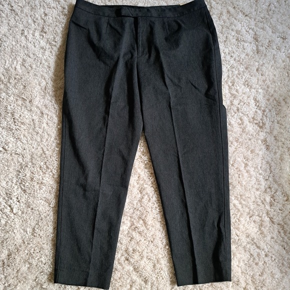 Dockers Other - Dockers Woman Flat Front Stretch Pants Charcoal Gray 22W Medium NWT